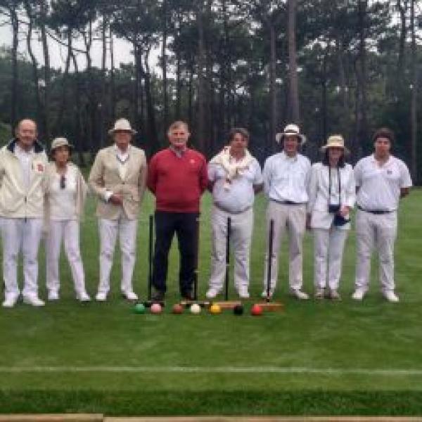 Opening of a new full - size croquet lawn in Real Sociedad de Golf de